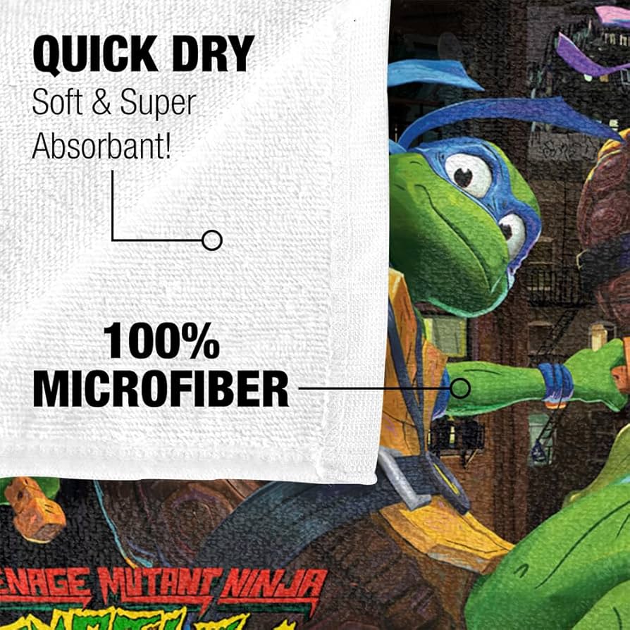 Teenage mutant ninja ビーチタオル Amazon.com: LOGOVISION Teenage Mutant Ninja Turtles TMNT